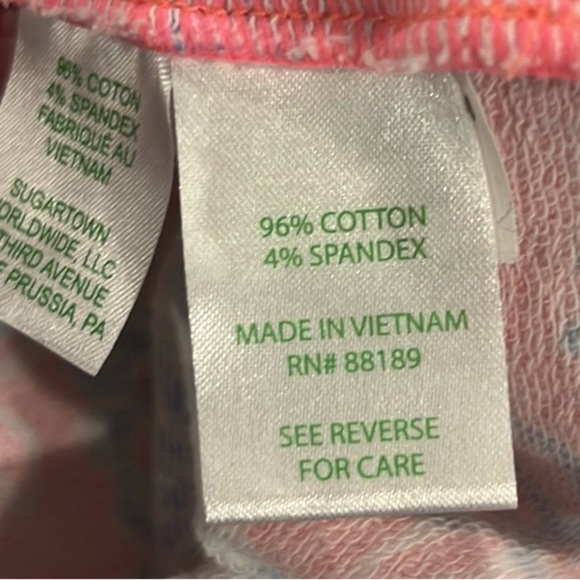 Lilly Pulitzer skipper 1/4 zip pullover in pink sun ray summer size XS - Picture 7 of 10